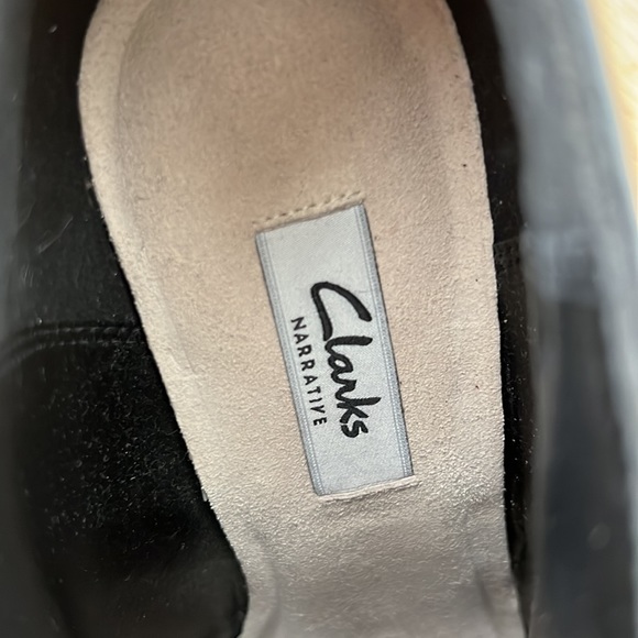 Clarks wedge booties. Black. Size 9. Never worn! - Picture 7 of 9
